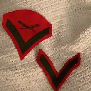 genuine U.S. MARINE CORPS Lance Corporal PATCHES